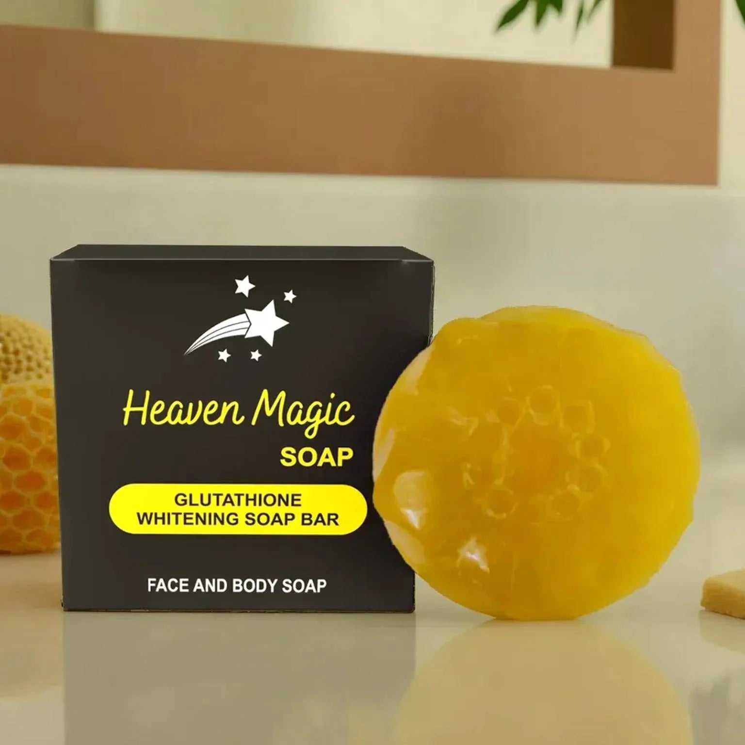 glutathione nature glow Heaven Magic GLUTATHIONE Brightening Soap Bar