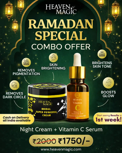 SPECIAL  Pigmentation & Glow  Combo | Night Cream + Vitamin C Serum