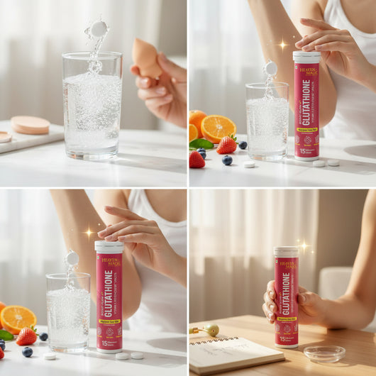 Heaven Magic Glutathione Effervescent Tablets – Vitamin C Skin Brightening Boost