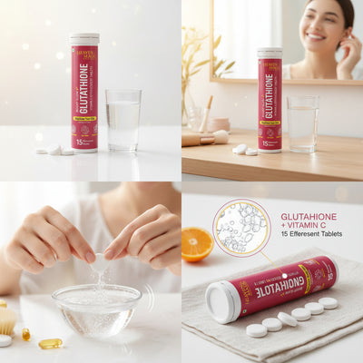 Heaven Magic Glutathione Effervescent Tablets – Vitamin C Skin Brightening Boost