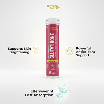 Heaven Magic Glutathione Effervescent Tablets – Vitamin C Skin Brightening Boost