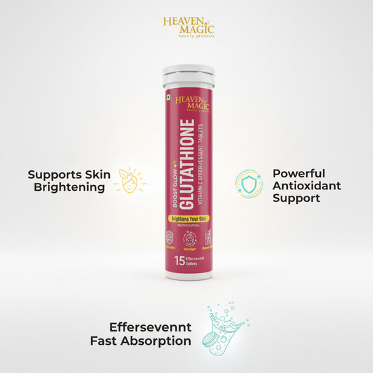 Heaven Magic Glutathione Effervescent Tablets – Vitamin C Skin Brightening Boost