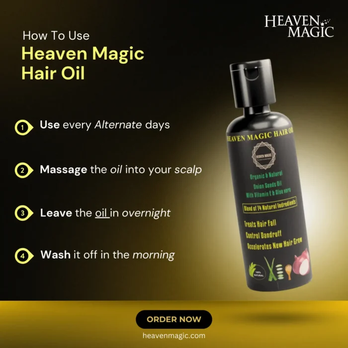 Heaven Magic Hair Oil (100ml) - Image 5